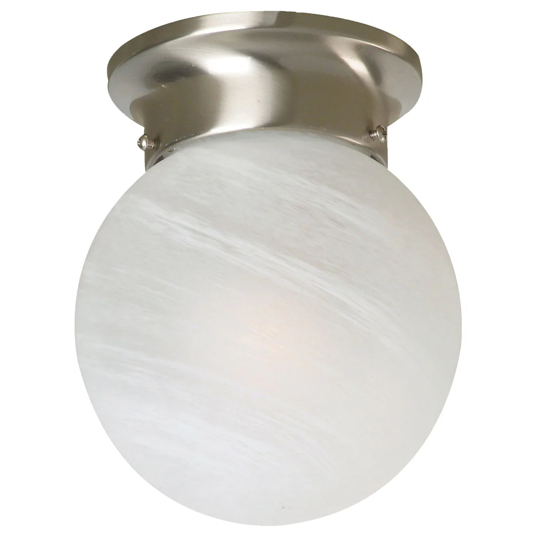 Sphere 6in Alabaster DIY