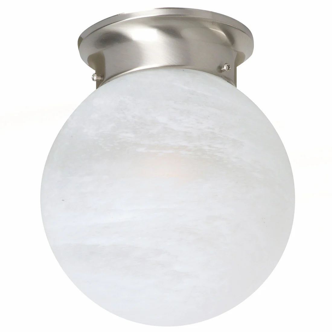 Sphere 6in Alabaster DIY