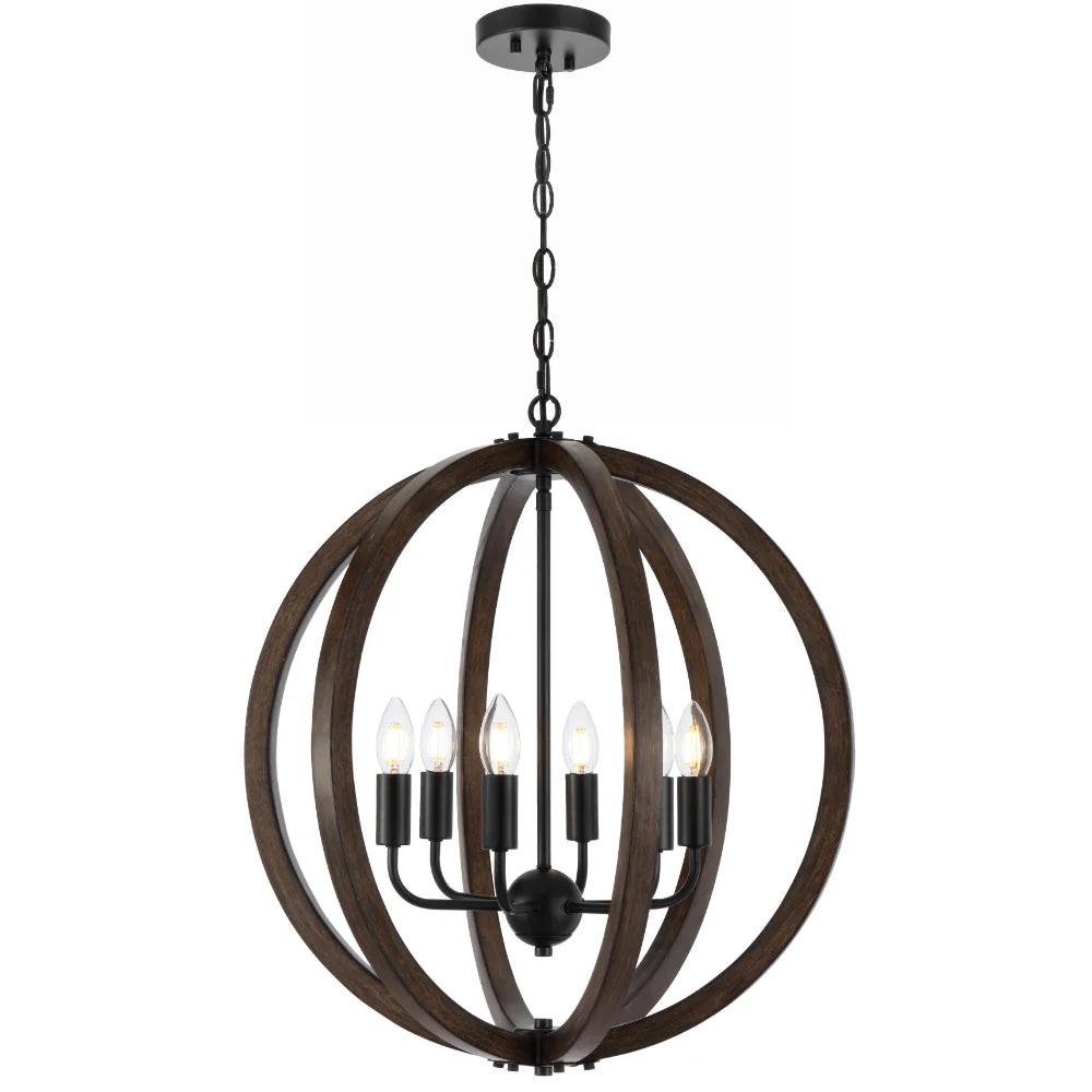 Vestal Pendant Range - Walnut