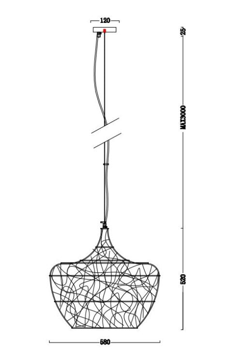 Weave Large Pendant - EX DISPLAY