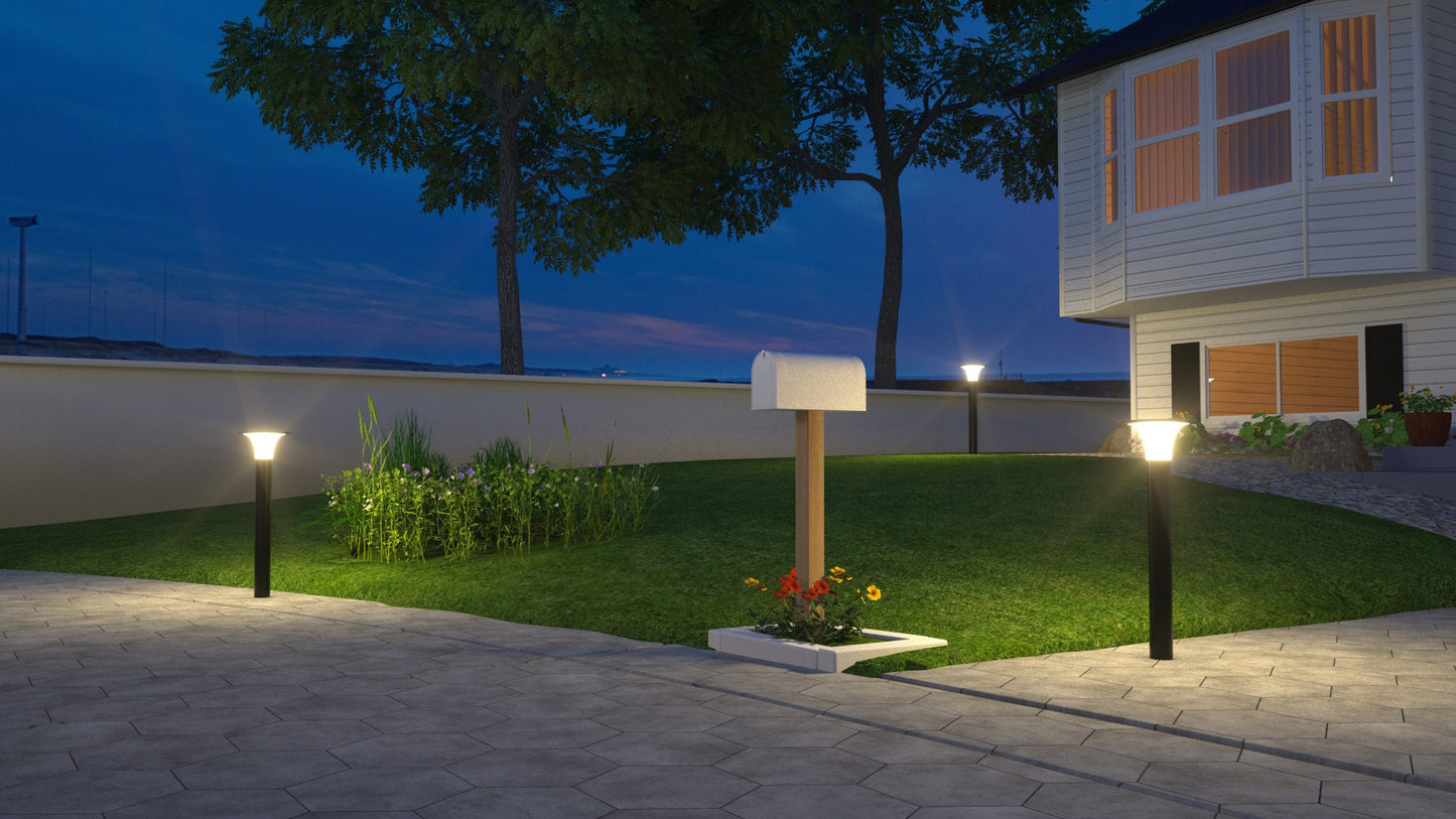 Solar Post Light