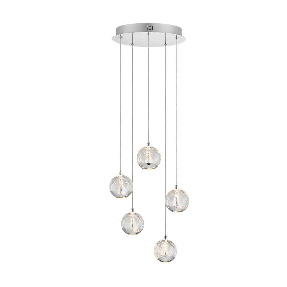 Segovia Pendant Range - Chrome