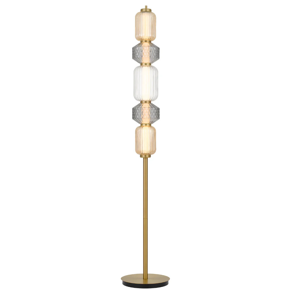 Torso Floor Lamp Brass