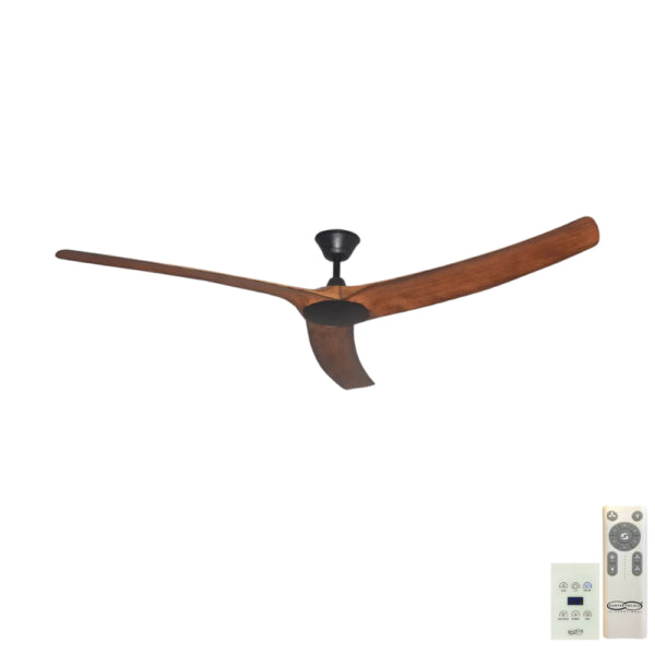 Aqua IP66 DC 52'' - Black & Koa