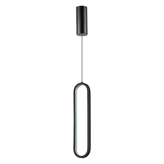 Oval Pendant Range - Black