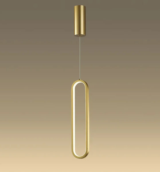 Oval Pendant Range - Gold
