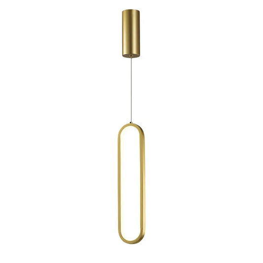 Oval Pendant Range - Gold