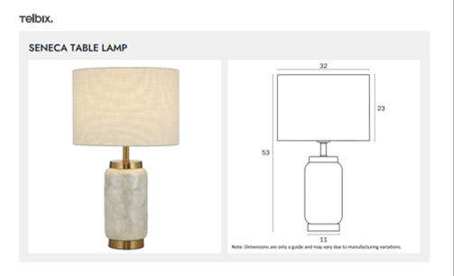 Seneca Table Lamp
