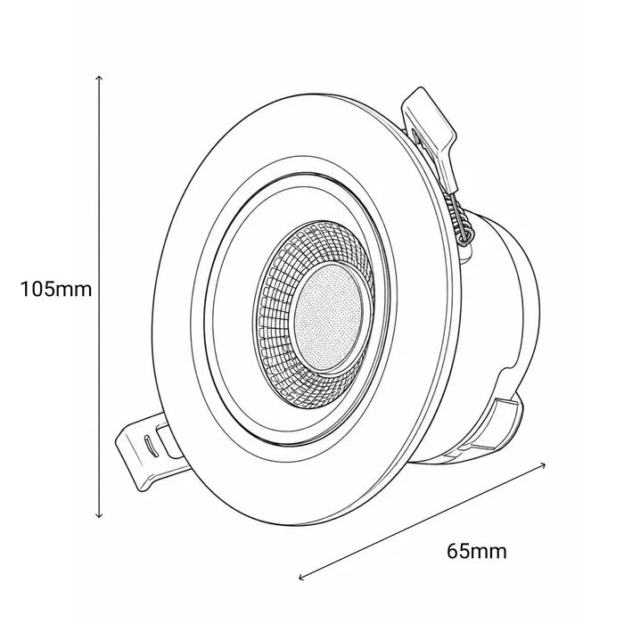 Tilt 10w - 90mm CUT OUT