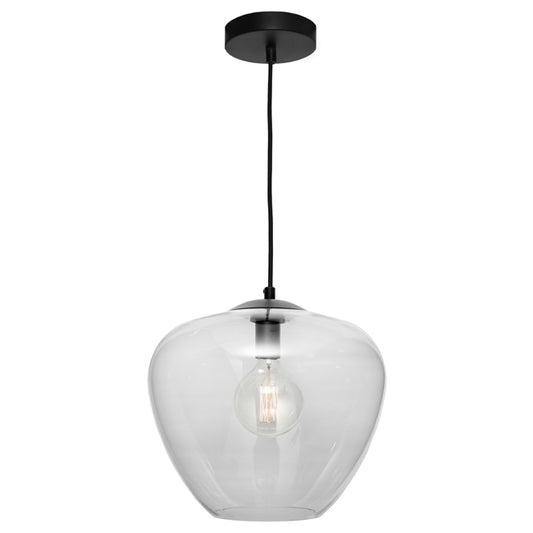 Helena Pendant Clear/Black